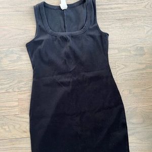 H&M black bodycon dress - M